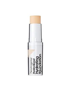 Neutrogena Hydro Boost Hydrating Foundation Stick with Hyaluronic Acid, Oil-Free & Non-Comedogenic Moisturizing Makeup for Smooth Coverage & Radiant-Looking Skin, Classic Ivory, 0.29 oz
