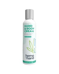 Hand and Body Cream with Organic Hemp Seed, Coconut and Neem Seed Oils with Aloe, Hydrating and Nourishing Daily Moisturizer - by Hemp and Hand