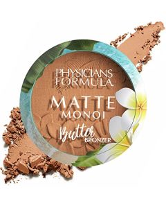 Physicians Formula Matte Monoi Butter Bronzer Matte Bronzer Powder Face Makeup, Dermatologist Tested, Vegan, Deep Bronzer