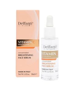 Delfanti Milano • VITAMIN C with COLLAGEN • Concentrated Brightening Face Serum • Made in Italy