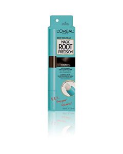 L’Oréal Paris Magic Root Precision Temporary Gray Hair Color Concealer Brush, 4 Dark Brown, 0.05 fl; oz.