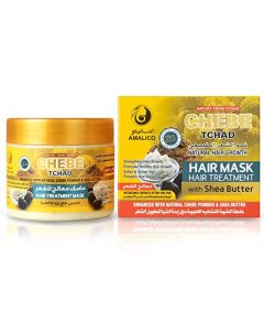 AMALICO Shea Butter with Chebe Powder for Hair Growth Hair Treatment Mask for Hair Growth - (12.7 Ounce) 100% Natural African Chebe Butter for Hair Growth with Shea Butter