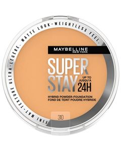 Maybelline New York Super Stay Up to 24HR Hybrid Powder-Foundation, Medium-to-Full Coverage Makeup, Matte Finish, 310, 1 Count
