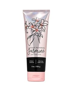 Bath and Body Works NIGHT BLOOMING JASMINE Ultra Shea Body Cream 8 Ounce, 2020 Limited Edition