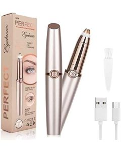 FRYOOGG Rechargeable Eyebrow Hair Remover, Eyebrow Trimmer for Women, Eyebrow Hair Trimmer, Eyebrow Trimmer Epilator, USB Rechargeable Painless Electric Eyebrow Trimmer Removal Razor Tool for Women