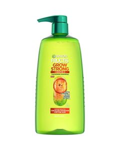Garnier Fructis Grow Strong Thickening Shampoo for Fine Hair, Biotin-C, 33.8 Fl Oz, 1 Count (Packaging May Vary)