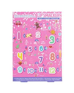 Lip Smacker Holiday 12 pc Advent Calendar Original & Best Lip Balm & Makeup Set Girls