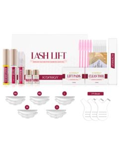 Lash Lift Kit, ICONSIGN Eyelash Perm Kit Professional Salon Result Create Curling Eyelashes Look Lasts 8 Weeks, Suitable for Salon & Home Use