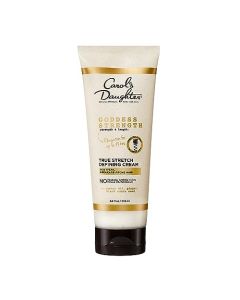 Carol's Daughter Goddess Strength True Stretch Defining Hair Cream with Castor Oil, Moisturizing Hair Care to Define Curly Hair for Up To 48HR, 6.8 Fl Oz