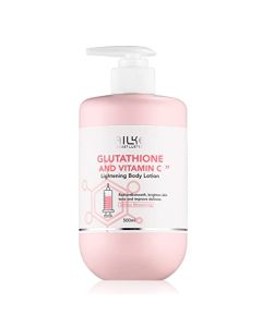 AILKE Daily Moisturizing Body Lotion, Visibly Enhances Skin Radiance, With Glutathione and Vitamin C, Moisturizing Cream from Normal to Dry Skin, Help Skin Soften and Smooth, 500 ml/ 16.9 fl oz