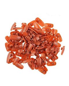 200 Pcs False Nail Tips DIY Nail Training Manicure Tool Nail Art Tips PP Material Original Type Accessory for Practice Hand Removable Practice False Nail Tips for Training