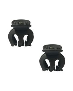 Jawflew 2PC Mini Hair Claw Clips, No-Slip Jaw Clips, Matte Hair Clips, Multifunction Clamp Clips, Decroation Buns Great for Design Kids and Adult Hairstyles, Gifts for Women Girl