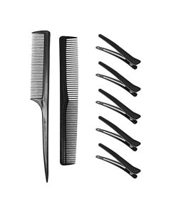 Sihuuu Professional Fine Cutting Comb, Hair Detangling Comb, Black Carbon Fiber Styling Comb for Curly, Long, Dry, Wet Hair all Types