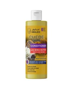 AMALICO Chebe Powder Hair Conditioner with Shea Butter for Dry Damaged Hair (16.9 FL. OZ.) Natural African Chebe Powder for Hair Growth - Regrowth Hair for Women