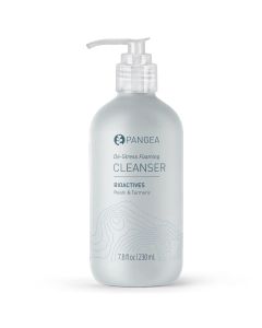 Pangea Organics - Natural Reishi + Turmeric De-Stress Foaming Facial Cleanser | Vegan, Non-Toxic, Sustainable Clean Beauty (Glass Bottle + Pump, 7.8 fl oz | 230 ml)