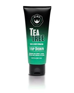 GIBS Top Down Hair and Body Hydrator, Tea Tree Moisturizer for Hair and Skin, 3.25 oz