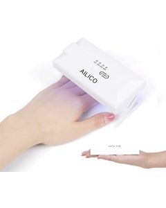 Ailico Nail Dryer UV Nails Lamp kit with Polish for Uv Led Light Gloves Jelly Gel 20watt 12v Lamps Tool 4 Modes Nails Machine