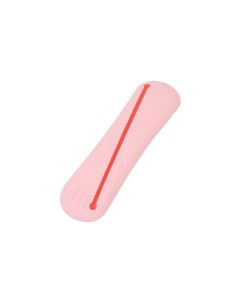 Travel Makeup Brush Holder, Silicon Makeup Brush Case, Trendy and Portable Cosmetic Face Brushes Holder, Toiletry Organizer, WaterProof Makeup Brush Travel Holder for All Your Brushes (Pink)