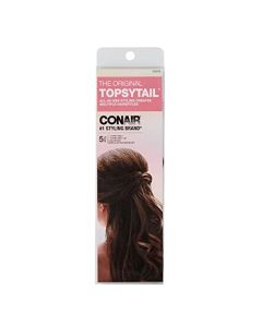 Conair Topsy Tail Hair Tool, Ponytail Hair Loop Styling Tool with Hair Ties Hair Styling Kit Included, 5-Piece Set