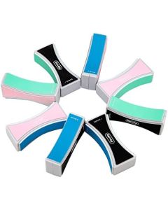 HiLemon Professional Nail Files and Buffers 14pcs Nail Buffer Block for Natural Nails Acrylic Nails 4 Steps Shorten Shape Smooth Polish Nails Medicure Tools