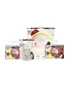 invisibobble Disney Princess Belle 10-PIece Gift Set - Spiral Hair Tie, HairHalo Headband, Sprunchie Hair Accessories for Girls