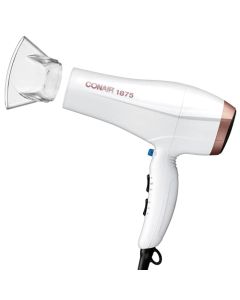 Conair Double Ceramic Hair Dryer, 1875W Hair Dryer with Ionic Conditioning