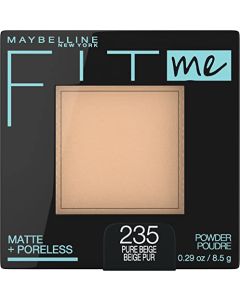 Maybelline New York Fit Me Matte + Poreless Pressed Face Powder Makeup & Setting Powder, Pure Beige, 1 Count