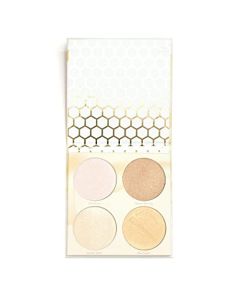 Beauty Bakerie Milk & Honey Highlighter Makeup Palatte, Shimmer Highlighter for a Natural Glow, 4 Shades