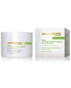 Goldfaden MD Doctor's Body Scrub | w/Ruby Crystals, Bamboo Extract & Fruit Enzymes & Antioxidant-Rich Red Algae | Buffs & Removes Dead Surface Cells | NET WT 6.7 oz / 200 mL