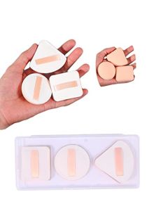 VAVOLO 3PCS Cosmetic Puff Makeup Sponge With Organizer Foundation Powder Sponge Puff Beauty Tools for Women Makeup Accessories, Dry And Wet Air Cushion Puff Makeup Brush