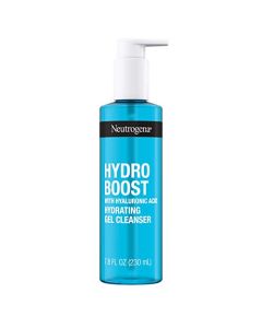Neutrogena Hydro Boost Lightweight Hydrating Facial Gel Cleanser, Gentle Face Wash & Makeup Remover with Hyaluronic Acid, Hypoallergenic & Paraben-Free, 7.8 fl. oz