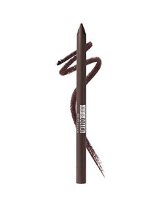 Maybelline TattooStudio Long-Lasting Sharpenable Eyeliner Pencil, Glide on Smooth Gel Pigments with 36 Hour Wear, Waterproof, Bold Brown, 1 Count