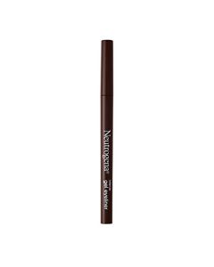 Neutrogena Intense Gel Eyeliner with Antioxidant Vitamin E, Smudge- & Water-Resistant Eyeliner Makeup for Precision Application, Dark Brown, 0.004 oz