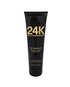 SALLY HERSHBERGER 24K Get Gorgeous ProStyle Shampoo - 24 Karat Gold Infused Hair Treatment - Moisturizing, Color Protecting Cleanser For Hydration And Volume - Paraben And Phthalate Free - 8.5 Oz