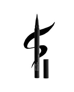 Wet n Wild Mega Last Breakup Proof Liquid Waterproof Eyeliner Brush Tip Pen | Quick Drying | Smudge Resistant| Long Lasting 16 Hour Wear| Precise Ultra Fine | Black