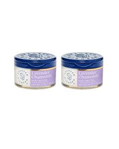 Spenser & Jensen Hydrating Lavender & Chamomile Body Butter - Gentle On All Skin Types - Moisturizing Body Lotion for Women & Men - Paraben Free - 8 Oz (Pack of 2)