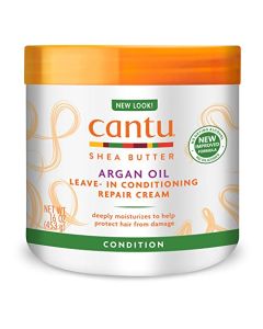 Cantu Leave-In Conditioning Repair Cream with Argan Oil, 16 oz (Packaging May Vary)