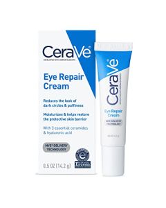CeraVe Eye Repair Cream | Under Eye Cream for Dark Circles and Puffiness | Suitable for Delicate Skin Under Eye Area | 0.5 Ounce