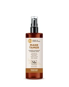 Soapbox Leave-In Conditioner, Mane Tamer, Leave in Conditioner Spray to Tame Frizz, Smooth Fly Aways, Hydrate, Add Shine & Detangle Dry, Damaged Hair, Paraben Free, Vegan, 8oz