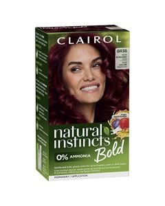 Natural Instincts Bold Permanent Hair Dye, BR36 Deep Burgundy Acai Hair Color, Pack of 1