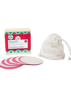 LAMAZUNA Cleansing Face Wipes for Women – Set of 10 Makeup Wipes Remover – Zero Waste & Reusable Makeup Remover Wipes