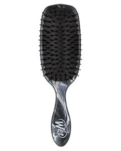 Wet Brush Shine Enhancer Brush, Marble Onyx - Hair Detangler Brush with Ultra Soft Bristles, Infused With Natural Argan Oil, Shiny Detangle & Smooth Hair, Wet or Dry, For All Hair Types