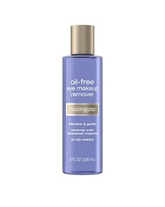 Neutrogena Gentle OilFree Eye Makeup Remover Cleanser for Sensitive Eyes NonGreasy Remover Removes Waterproof Mascara Dermatologist Ophthalmologist Tested, 8 Fl Oz
