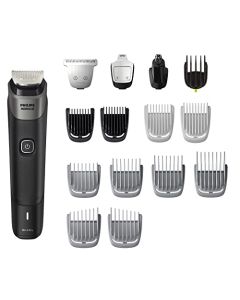 NEW Philips Norelco Multigroom Series 5000 18 Piece, Beard Face, Hair, Body and Intimate Hair Trimmer for Men - NO BLADE OIL MG5910/49