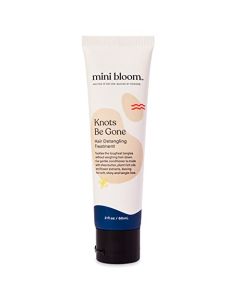 Mini Bloom Knots Be Gone Detangling Conditioner Treatment | Detangler Baby & Kid Safe | Shea Butter, Plant Rich Oils & Flower Extracts | Leaves Hair Soft, Shiny, Manageable & Tangle-free Travel Size