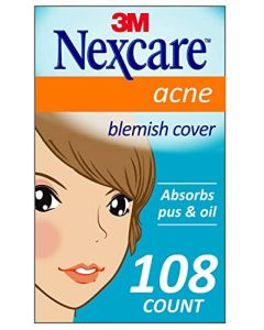 Nexcare Acne Cover, Skin Cover Absorbs Pus and Oil From Clogged Pores, Suitable Skincare for Most Skin Types - 108 Acne Covers