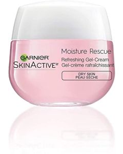 Garnier SkinActive Moisture Rescue Refreshing Gel-Cream for Dry Skin, Oil-Free, 1.7 Oz (50g), 1 Count (Packaging May Vary)
