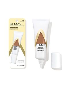Anti-Aging Concealer by Almay, Face Makeup with Hyaluronic Acid, Niacinamide, Vitamin C & E, Hypoallergenic, -Fragrance Free, 040 Medium Deep, 0.37 Fl Oz