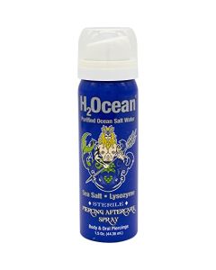 H2Ocean Piercing Aftercare Spray, Sea Salt Keloid & Bump Treatment, Wound Care Spray Organic Wound Wash For Ear, Nose, Naval, Oral Body Piercings 1.5oz