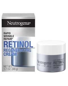 Neutrogena Rapid Wrinkle Repair Retinol Face Moisturizer, Daily Anti-Aging Face Cream with Retinol & Hyaluronic Acid to Fight Fine Lines, Wrinkles, & Dark Spots, 1.7 oz